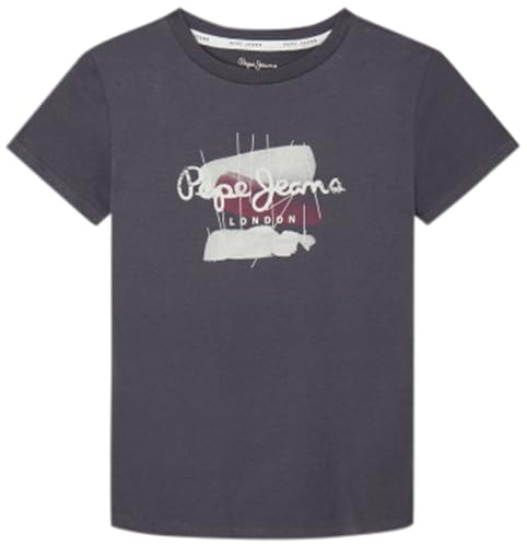 Pepe Jeans Niall Tee T-shirt damski, Szary (Thunder), 6 Jahre