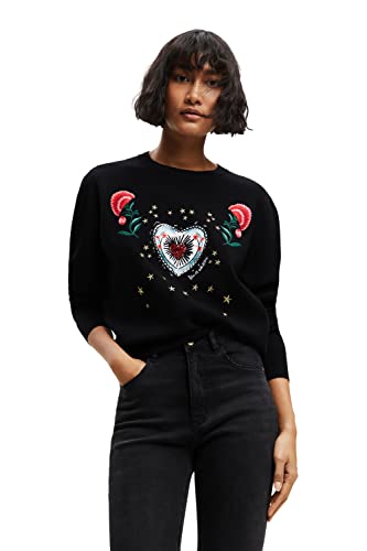 Desigual Sweter damski, czarny, L