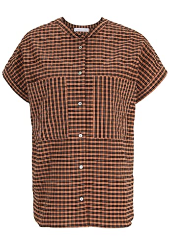 gs1 data protected company 4064556000002 Damska koszula AMANTEA, Pecan Brown Check, 34, Pecan Brown Check, 34