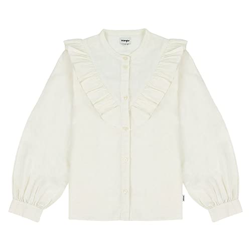 Wrangler Damska koszula Western Frill, Vanilla Ice, XXL