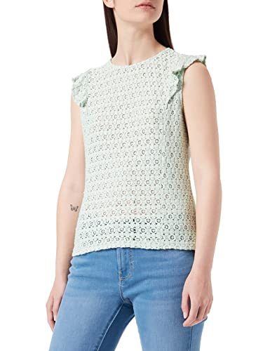 Naf Naf T-shirt damski, delikatna zieleń, XL