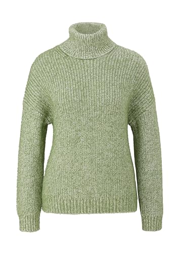 s.Oliver Sales GmbH & Co. KG/s.Oliver Damski sweter z golfem, zielony, 40