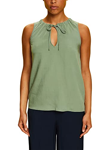 edc by ESPRIT Damska bluzka 053CC1F301, 266/PALE khaki 2, XS, 266/Pale Khaki 2, XS