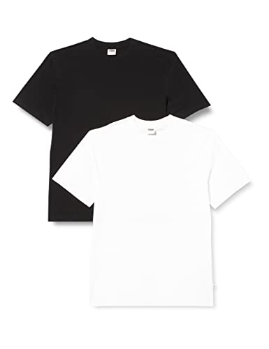 Urban Classics Męski T-shirt, czarny + biały, XL