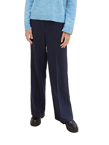 TOM TAILOR Spodnie damskie, 33973 - Navy Pinstripe, 32W / 32L