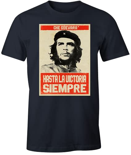 Che Guevara Męski T-shirt, niebieski morski, L
