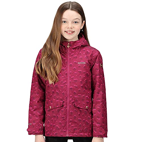 Regatta Dziecięca kurtka Bixby uniseks, Raspbrysmudg, 3 Lata