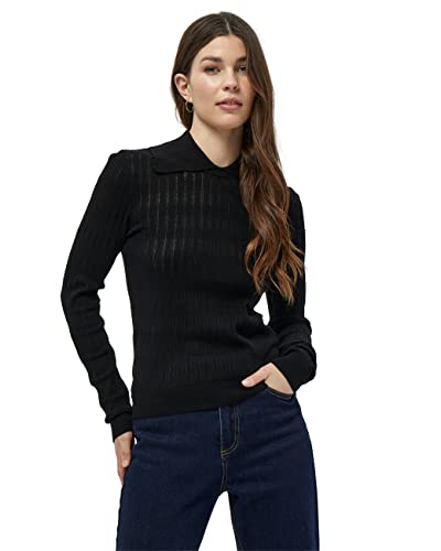 Peppercorn Damski sweter Gandea, czarny, XXL