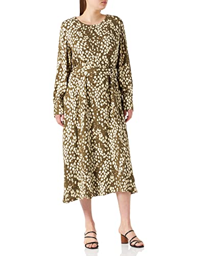 Gerry Weber Kobiety Sukienka, Khaki/Wielokolorowy, 38 PL