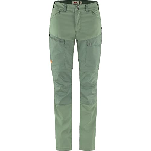Fjällräven Damskie spodnie Abisko Midsummer Zip Off W, zielone (Jade Green-Patina Green), 36