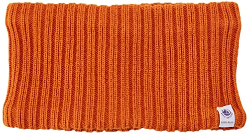 Petit Bateau Chłopcy A05EQ Dzianinowy szalik niemowlęcy, podszyty polarem z recyklingu, rustykalny, rozmiar uniwersalny, Rusty, jeden rozmiar