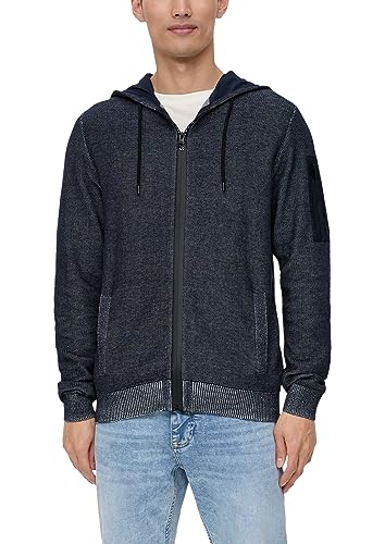 s.Oliver Męska kurtka z dzianiny, niebieski, 3XL