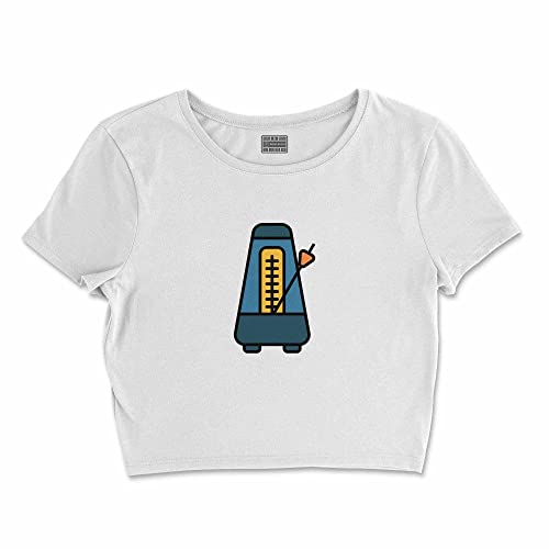 Bona Basics, Damski T-shirt basic, z nadrukiem cyfrowym, 100 bawełny, biały, swobodny, damski top, rozmiar: L, biały, L Krótki