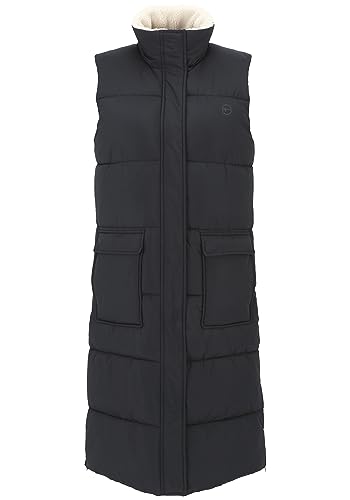 Tamaris Damska kamizelka bandirma Vest, Black Beauty, 44 EU, Black Beauty