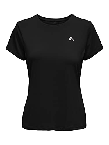 Only Play Damska koszulka treningowa z logo, czarny, S