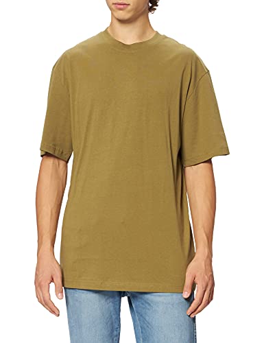 Urban Classics Męski t-shirt bawełniany Tall Tee, okrągły dekolt, dostępny w ponad 20 kolorach, jednokolorowy, rozmiar S do 6XL, Tiniolive, S