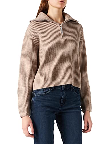 G-STAR RAW Skipper Luźny sweter damski, Beżowy/Khaki (Dk Brick B670-1214), S