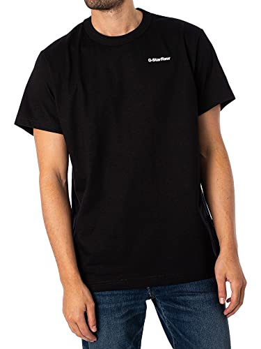 G-STAR RAW Męska koszula z tyłu rozmiar Match Loose R T, Dk Black, L