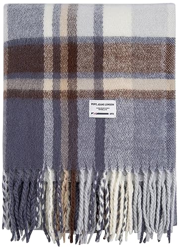 Pepe Jeans Męski szalik Gilson, brązowy (piaskowy), jeden rozmiar, Brązowy (piaskowy), Rozmiar uniwersalny