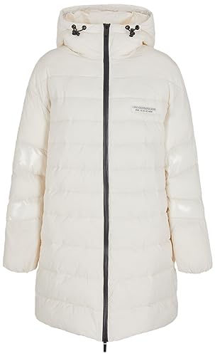 Armani Exchange Damski płaszcz z kapturem z limitowaną edycją We Beat As One, Iso, S