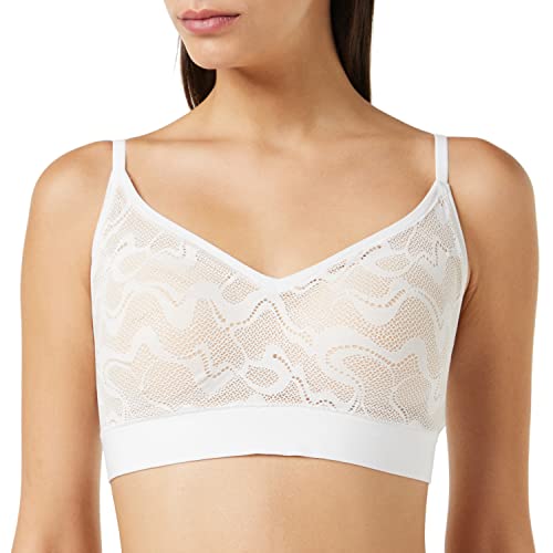 Sloggi Kobiety Go Allround Lace P Biustonosz, Biały, Rozmiar uniwersalny