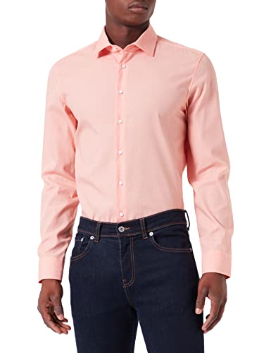 Seidensticker Męska koszula biznesowa, pomarańczowy, 36 PL