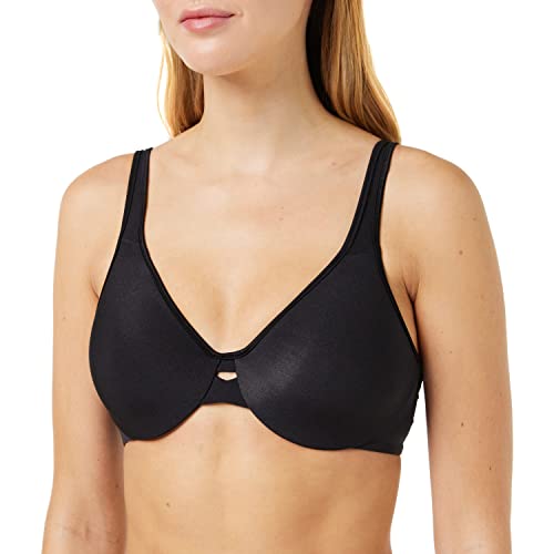 Maidenform Damski minimizer biustonosz Plunge Into Comfort Keyhole Lilyette, szary (Onyx Onx), 90E