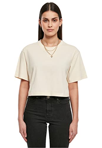 Urban Classics Damska koszulka z krótkim rękawem oversize, Whitesand, XL