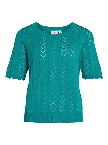 Vila VISHELLEY O-Neck 2/4 Knit Top - NOOS, Alhambra, S