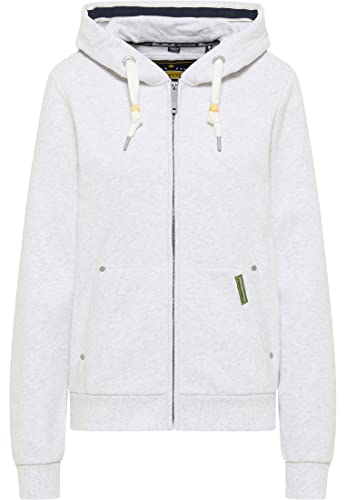 Schmuddelwedda Bluza damska z bawełny organicznej 34623373, wełniany biały melanż, XXL