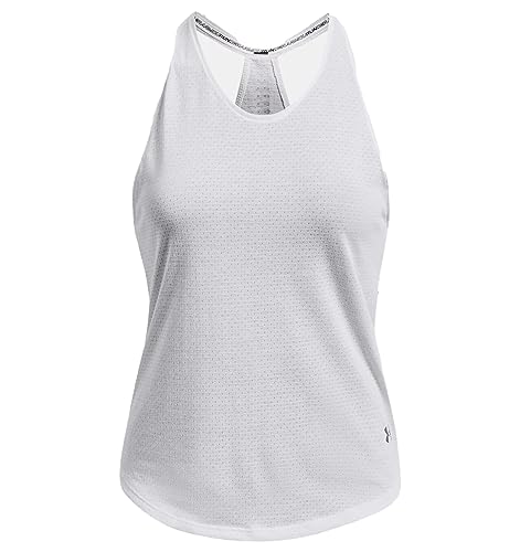 Under Armour Damska kamizelka bez rękawów Ua Streaker, Biały/biały/odblaskowy, XXS-XS