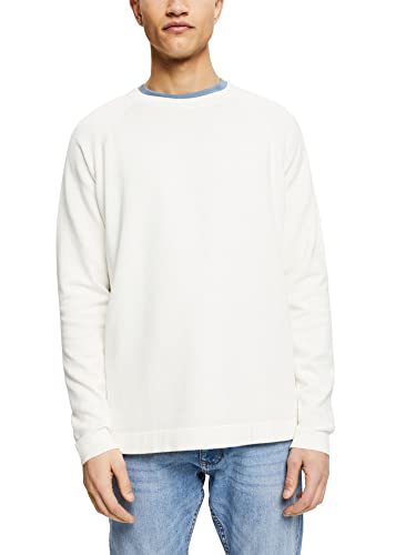 ESPRIT Collection Sweter męski, 110/Off White, S
