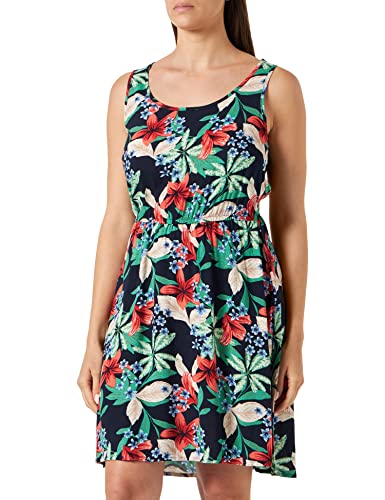 ONLY Sukienka damska Onlnova Life S/L Sara Dress AOP Ptm, Tigerlily/ 353 Calypso, 36