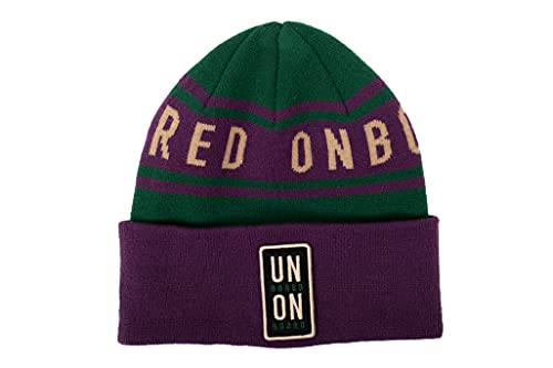 EIVY Czapka damska League Beanie, Zielony i fioletowy, Rozmiar uniwersalny