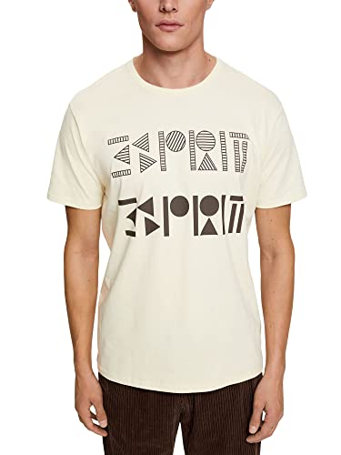ESPRIT Męski t-shirt 102EE2K303, 055/ICE, M
