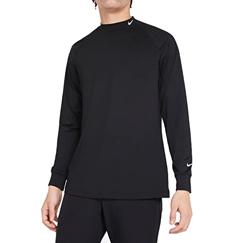 Nike Męski T-shirt M Nk Df UV Dampf Ls Top, czarny/biały, M