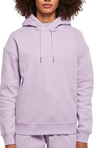 Urban Classics Damska bluza z kapturem Ladies Organic Hoody, liliowa, XL