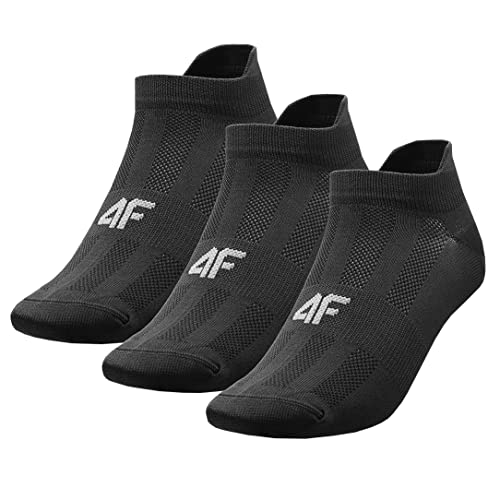 4F Socks SOM003, Deep Black, 39-42 dla mężczyzn, DEEP BLACK, 39-42 EU