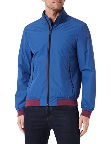 Geox Męska kurtka M Ponza Jacket, True Blue, 48, niebieski (True Blue), 48