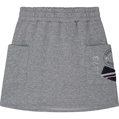 Pepe Jeans Spódnica Bony, Dziewczęta i dziewczęta, Szary (Szary Marl), 10 anni