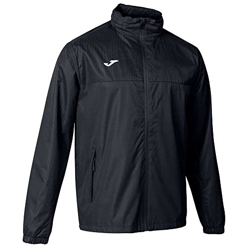 Joma Męski płaszcz przeciwdeszczowy Montreal, czarny/biały, S