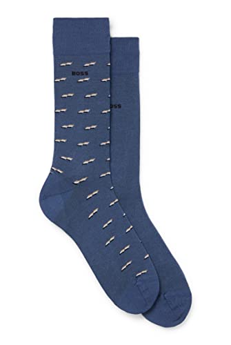 BOSS Męskie skarpety 2P RS mini MC Regular Socks, Open Blue, 39-42, Open Blue, 42 EU