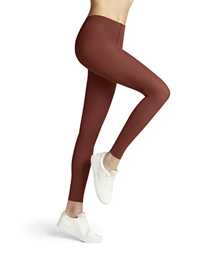 FALKE Kobiety Legginsy Pure Matt 50 DEN W LE Półprzezroczyste 50 Den Trwałe półprzezroczyste jednokolorowe 1 Sztuka, Brązowy (Cayenne 5163), S-M