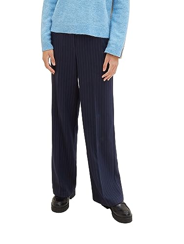 TOM TAILOR Spodnie damskie, 33973 - Navy Pinstripe, 40W / 32L