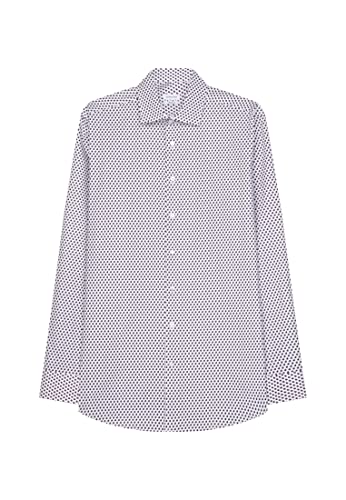 Seidensticker Męska koszula biznesowa - Regular Fit - kołnierz Kent - długi rękaw - 100% bawełna, jasnoróżowy, 46