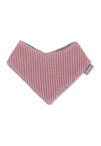 Sterntaler Chusta dla niemowląt, uniseks, wygląd waflowy, chusta na szyję dla niemowląt, z wiskozy o wyglądzie waflowym z zapięciem na rzepy, różowa, 2, Rosa, 2