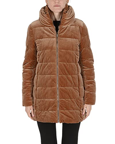 19V69 ITALIA Damska kurtka Mine Brown, brązowa, M, brązowy, M