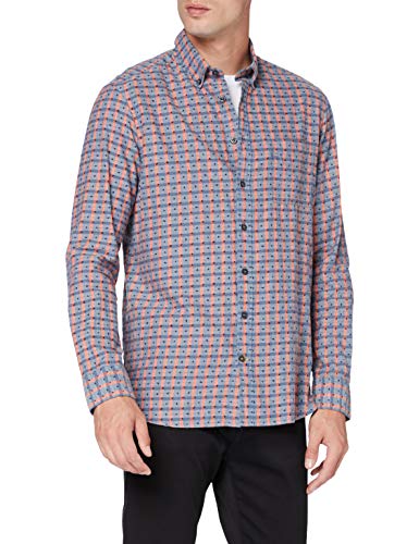 Camel Active Koszula Męska 4091264S2644, Granatowa, XL, Grantowy, XL