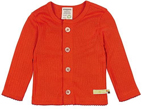 loud + proud Derby Rib, kurtka dziewczęca z certyfikatem GOTS, Copper, 98/104 cm