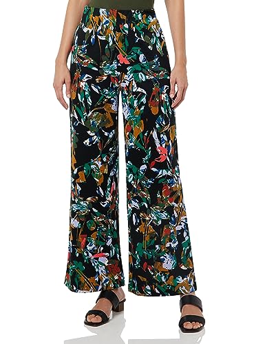ICHI Damskie spodnie rekreacyjne, 202169/Multi Collage Flower Aop, S